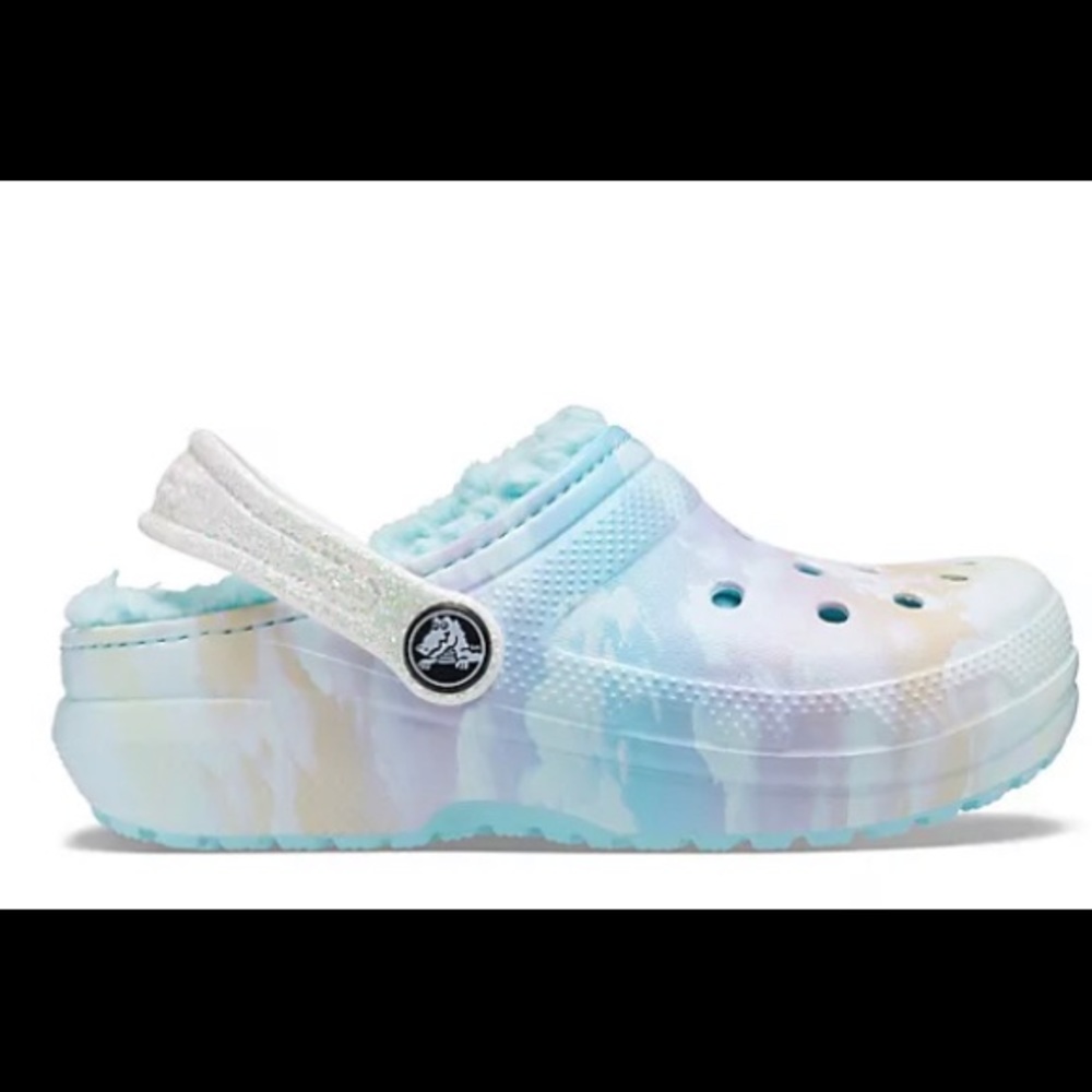 Girls classic lined Crocs